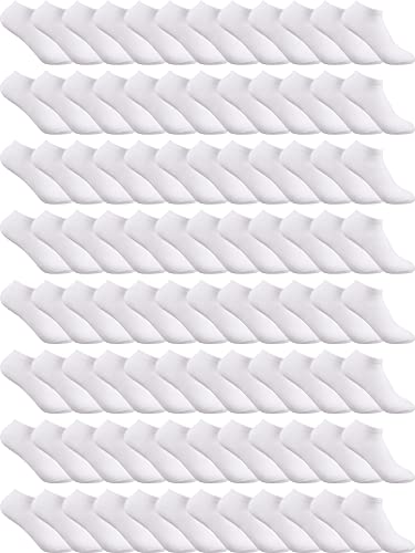 150 Pairs Low Cut Ankle Socks Pack Comfortable Wicking Lightweight Ankle Casual No Show Short Socks for Men Women