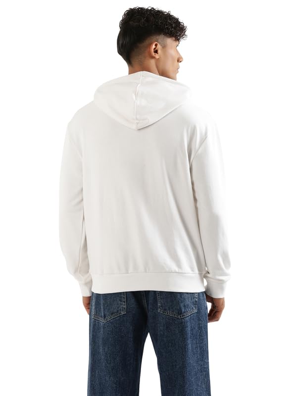 Image of SAADAA Unisex Pullover Fleece Hoodie for Men & Women | 100% Cotton Top Surface | Fleece Inner | Casual Fit | 2 Pockets | Winter Wear
