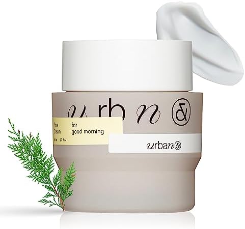 Urbanand Pine Cream for Good Morning | Hydrating Moisturizer Face Cream for Dry Skin w/ Cica Complex, Kakadu Plum & Pinus Densiflora - Pycnogenol® | Korean Skin Care Face Moisturizer Dry Skin Cream (2.71oz)