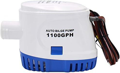 creatorele Submersible Marine Auto Boat Bilge Pump 1100GPH Electric Boat Plumbing Automatic 12V