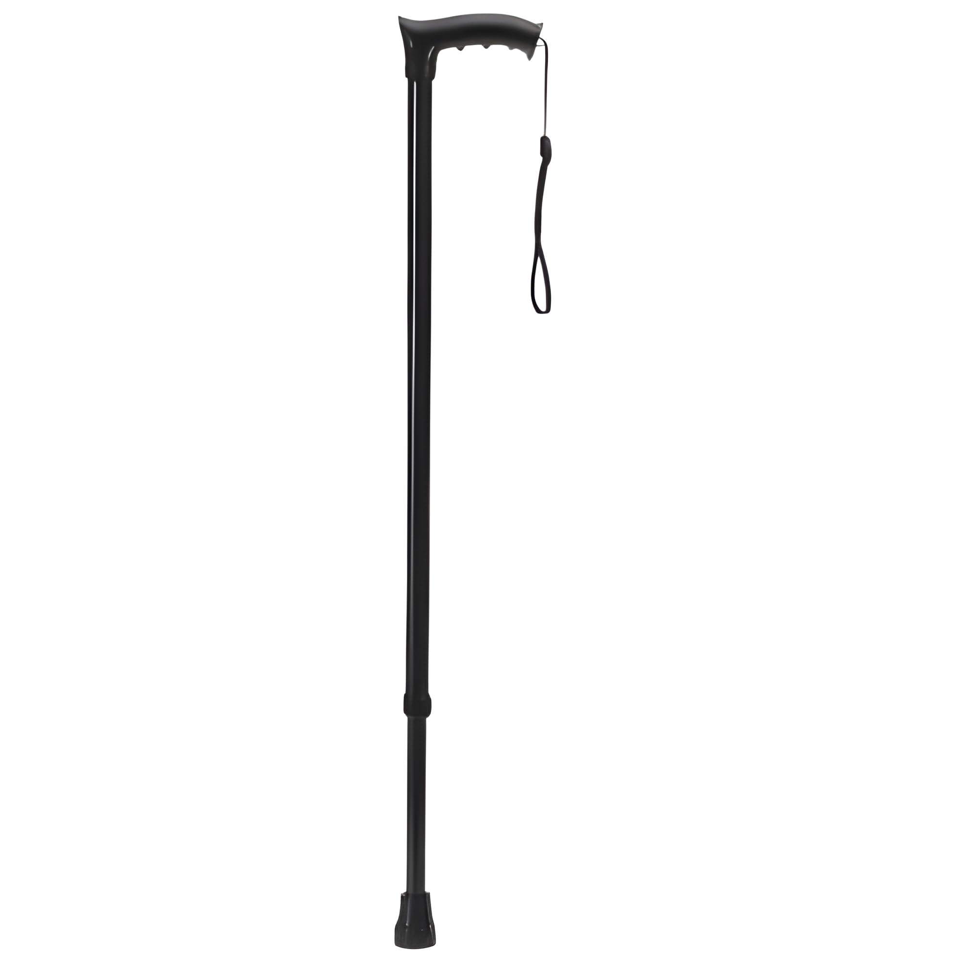 MCP Mild Steel Walking Stick Adjustable Height, Lightweight Walking Stick for Men, Women, Hand Stick for Old People (Black)-picture-39