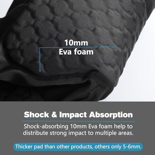DGQY 10MM EVA Foam Protective Vest for Kids - Youth Padded Shirt for Football, Baseball, Hockey Sleeveless Chest Protector with Rib, Sternum & Back Guards Moisture Wicking & Breathable