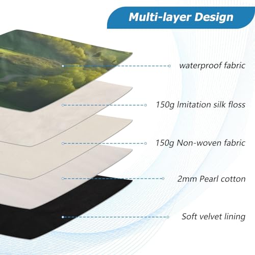 Funda para portátil 13-14 pulgadas verde impermeable miniatura 4
