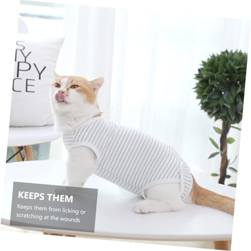 Ropa postoperatoria para gatos ideal para la convalecencia en el hogar 4