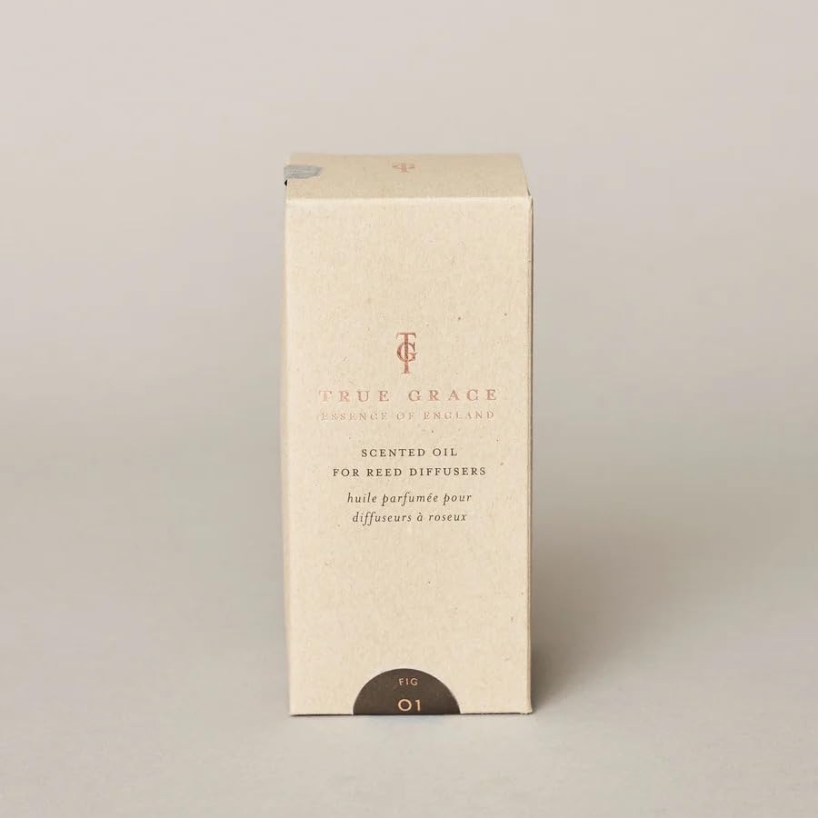 True Grace Burlington Recharge pour diffuseur de parfum d'ambiance avec bâtonnets – Fig (Figure) 250 ml