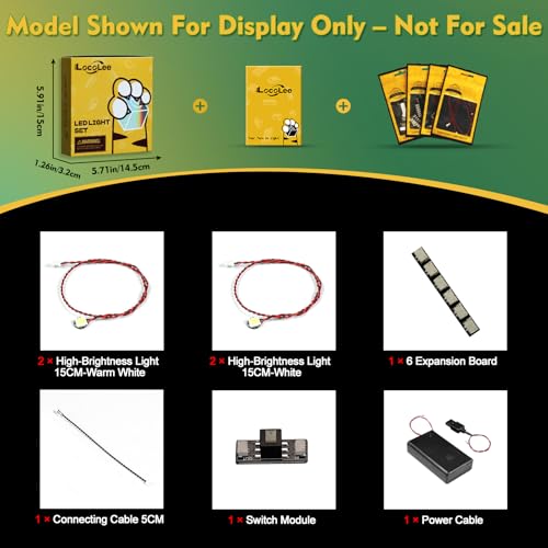 LocoLee Light kit Compatible with Lego 21361 Gremlins: Gizmo - No Model Only Light, LED Lighting Accessories Compatible with Lego 21361 (Standard Version) by LocoLee - Image 9