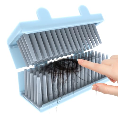 Hair Catcher, Reusable Shower Wall Hair Collector Hair Trap for Drain Protector, Silicone Hair Catcher for Bathroom Bathtub
