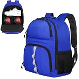 Bowling-Rucksack mit 2 Bällen, Bowlingball-Tasche mit Schuhfach und portektiver Schaumstoffpolsterung, passend für Schuhe bis Größe 44
