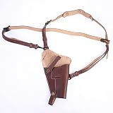 WWII US M7 Holster COLT .45 Cal M-7 Tanker Leather Shoulder Holster WW2 US Fits USGI M1911, SIG...