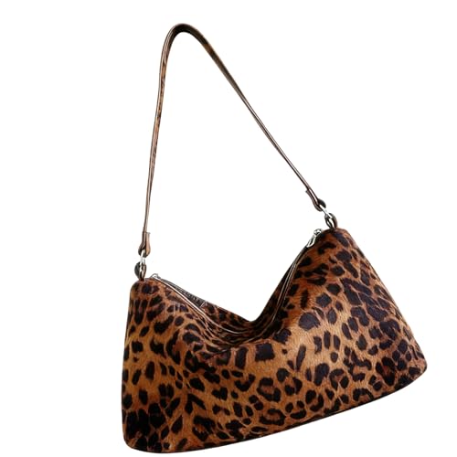 Sac à bandoulière rétro en cuir avec coutures et poignée supérieure