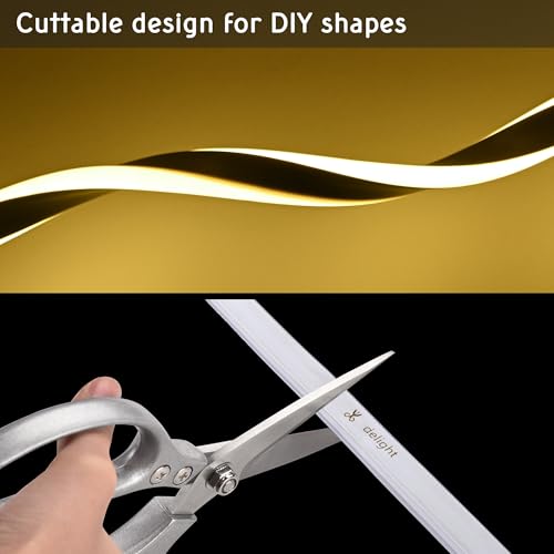 Cinta LED flexible impermeable 100ft blanco cálido DELight miniatura 4