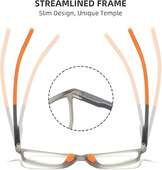 Progressive Multifocus Reading Glasses Blue Light Blocking Multifocal Computer Readers,Stylish Progressive Multifocal Photochromic Reading Glasses for Men Women, Flexible