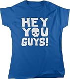 Hoodteez Hey You Guys! Women's T-Shirt, XL Royal