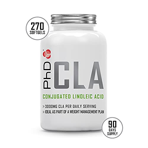 PhD Nutrition CLA Softgels | 3000mg Per Daily Serving | Weight Management Supplement | Natural CLA from Safflower Oil | for Men & Women | 270 Capsules (90 Days Supply) - Image 3