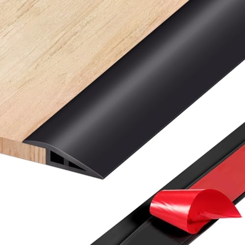 Floor Transition Strip Carpet to Tile, 3.4Ft Vinyl Door Threshold