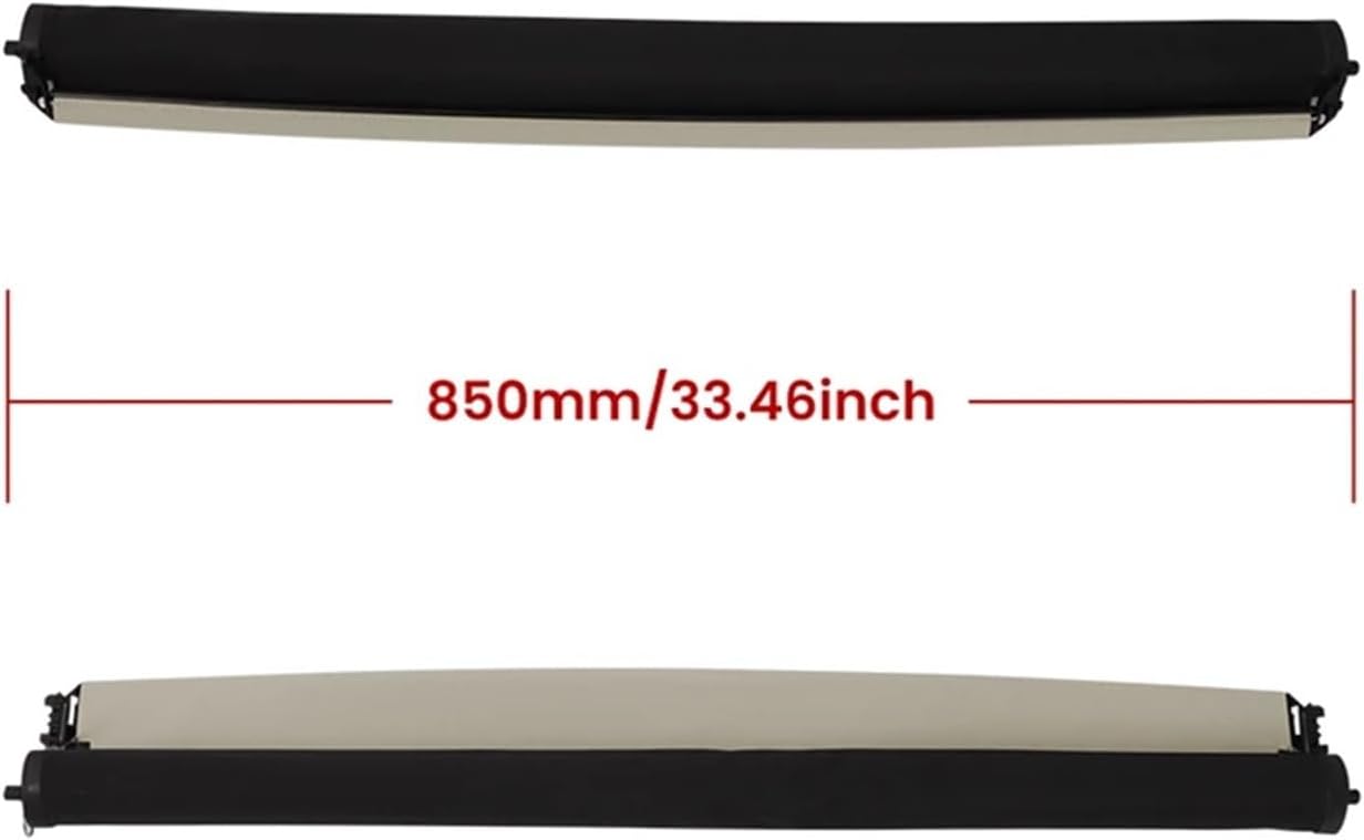 Car Panorama Sunroof Sunshade Curtain Cover Assembly Compatible for Lincoln MKZ 2014 2015 2016 2017 DS7Z54519A02AB(Beige)