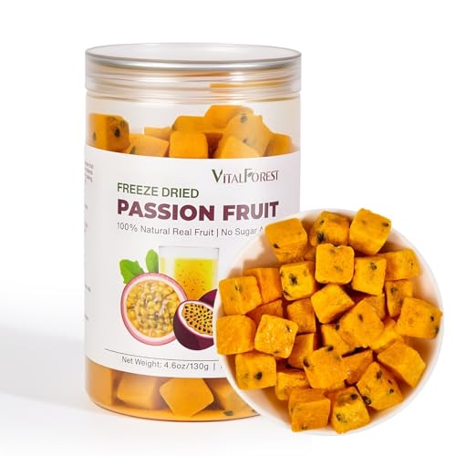 Freeze Dried Passion Fruit – 4.6oz (130g) 100% Pure Passionfruit