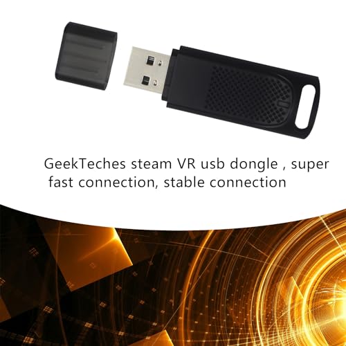 Image of Steam VR USB Dongle Receiver for Valve Index Controllers for HTC Vive Tracker Activity Receiver (Black)