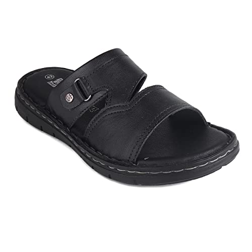 Image of Red Chief Leather casual slippers for men