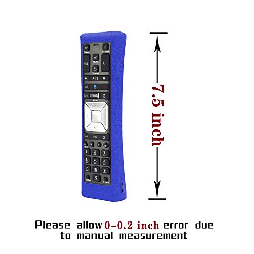 Protective Silicone Remote Case For Xfinity Comcast Xr11 Premium Voice Activated Cable Tv Backlit Remote Control Shockproof Washable Skin-Friendly Remote Control Cover With Loop (Blue) #TOP4