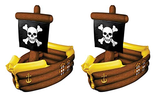 Image of Beistle Inflatable Treasure Chest Coolers.