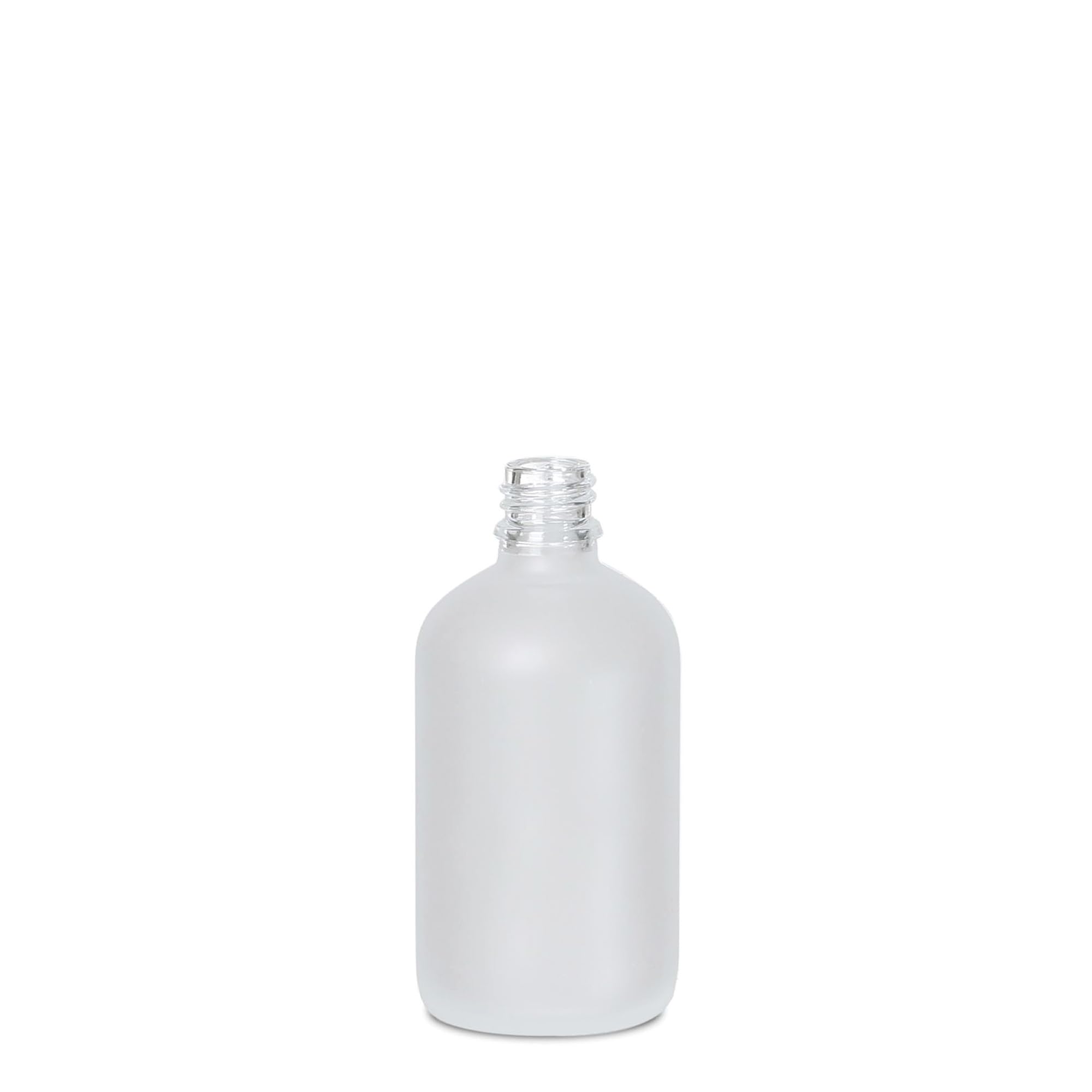 Set di 24 bottiglie mediche da 100 ml in vetro marrone con tappo a vite in PE con protezione originale