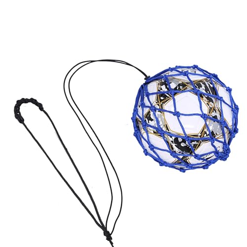Herramienta de ayuda para entrenamiento de fútbol con manos libres, ajustable, red de entrenamiento de retorno de fútbol