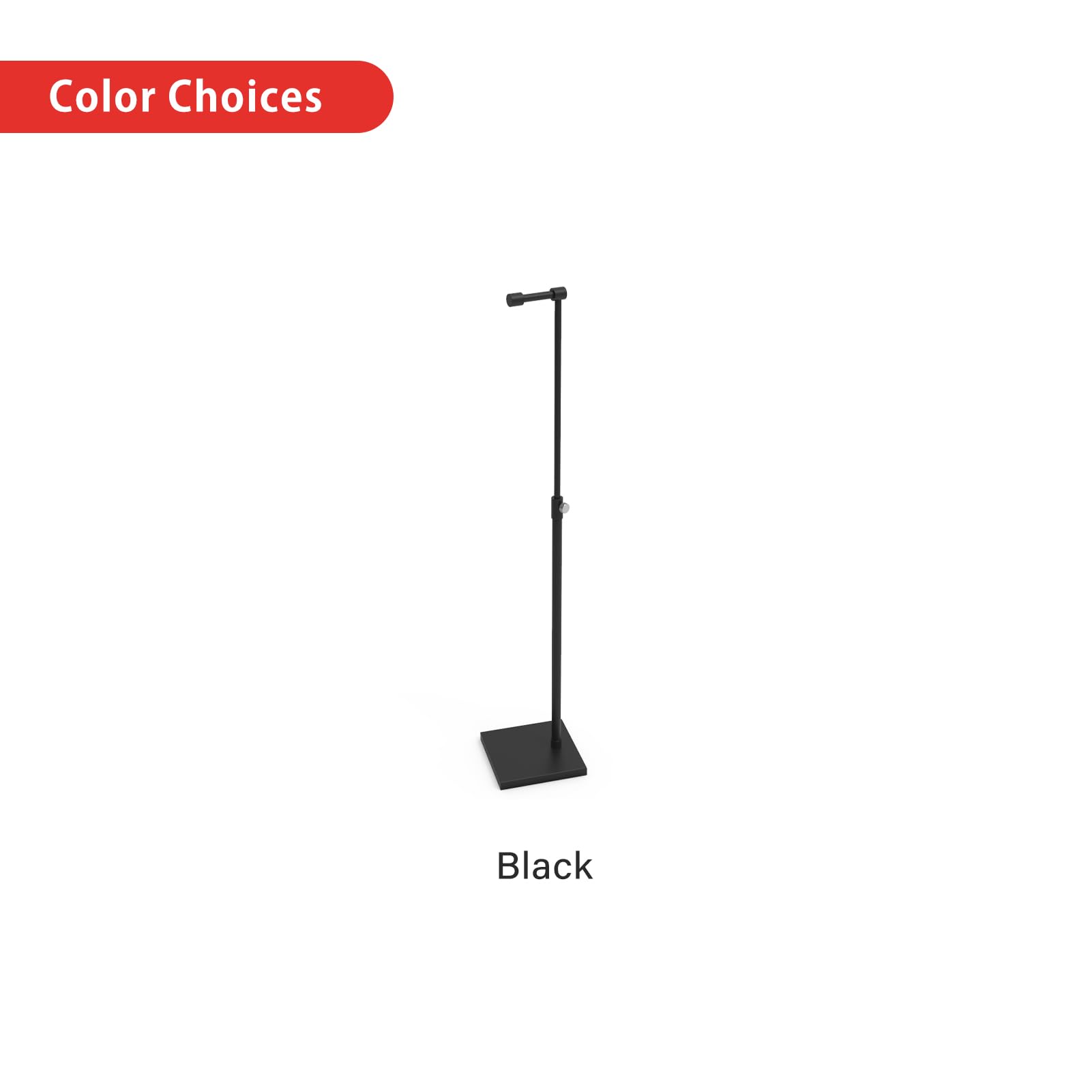 Swift Courser 2 Packs Adjustable Height Bag Holder Rack, Metal Handbag Display Stand, Single Purse Hanging Hook for Boutique Store, Trade Show (Black)