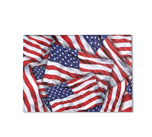 Image of Carbon Fiber Gaming Skin Compatible with HP Envy x360 16 inch (2023) - Patriot - Premium 3M Vinyl Protective Wrap Decal Cover - Easy to Apply | Crafted in The USA by MightySkins