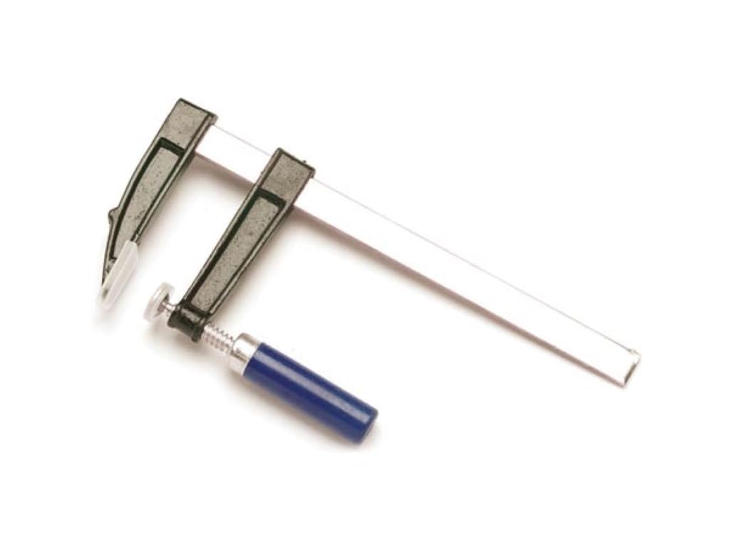Toolland Zacisk F, 300 x 120 mm, 1145 g, ergonomiczny uchwyt, kolor niebieski
