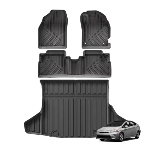 Tapis de coffre Toyota Prius 30 sur mesure en TPE 3D imperméable haute densité