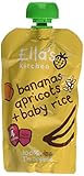 Ella's Kitchen Stage 1 From 4 Months Organic Banana and Apricot Baby Rice (Pack of 7), 120 g