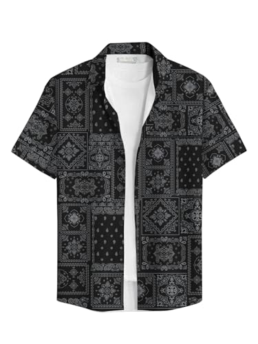 Image of BULLMER Trendy Regular Fit Printed Causal Shirt for Men - Pack of 1