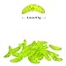 OriGlam 100pcs Fresh Water Fishing Bait, Soft Plastic Worms, Bass Fishing Worms, Soft Bait Shad Fishing Lures, Worm Baits