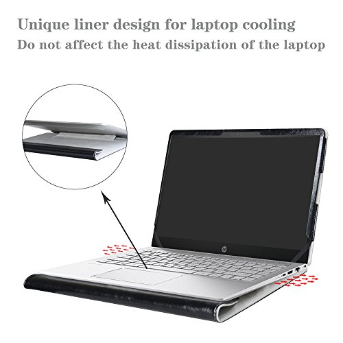 Alapmk Protective Case for HP Pavilion 14 14-bfXXX 14-ceXXX/Pavilion x360 14 14-cdXXXX 14M-cdXXXX 14-dhXXXX Laptop 14"(Not fit Pavilion 14 14-bkXXX 14-bXXX/Pavilion 14 x360 14-baXXX),Black