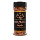 BBQ Dry Rub, Honey Garlic Fusion. Savory Spice Blend Powder for Chicken, Pork and Steak Seasoning - Flavor Republic (5.1 oz)