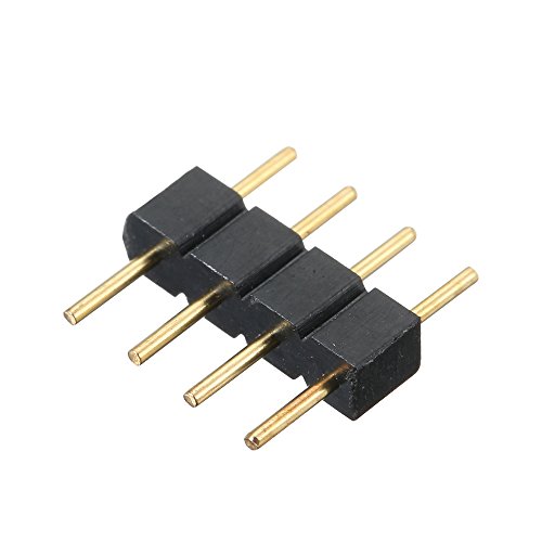 Conector Macho De 4 Pinos,Sailsbury 4 plugue do conector masculino do Pin para a iluminação de tira