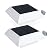 HOSHINE(2 Pack) Solar Powered Gutter Lights security light Outdoor Solar Powered 6 Led Waterproof Durable/ Fence Driveway Garden Patio Path Decking Light Made For Quality Outdoor Life