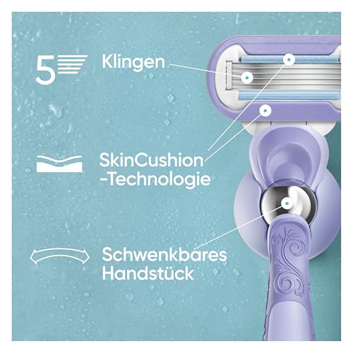 Gillette Venus Extra Smooth Swirl Rasierklingen Damen, 8 Original Ersatzklingen für Damenrasierer, Nassrasierer für Eine Glatte Rasur 4