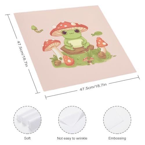 Servilletas de Tela Estampado Floral 18.7x18.7in Pack 4 miniatura 2