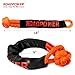 ROADPOWER 1in x 30ft - 4x4 Kinetic Recovery Rope - with Bag Gloves and 2 Pcs Soft Shackle - Heavy Duty Offroad Recovery Kit for UTV, ATV, Truck, Car (14 Tons/35000 Lbs, 1in x 30ft)