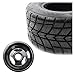 Car Accessories Universal 5 Inch Rubber Tire with Aluminum Bearings Fit for Go-Kart, ATV, UTV, and(Style B)