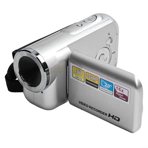 Cámara HD compacta de 16 MP, video 1080p y zoom digital 16X rojo 4