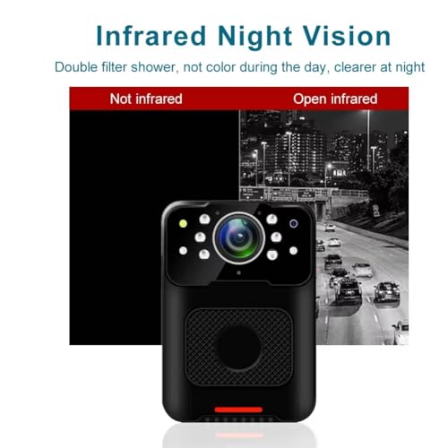 Caméra corporelle étanche pour interventions de nuit et terrain