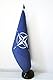 AZ FLAG - Tischflagge NATO - 21x14 cm - Otan Tischfahne 14 x 21 cm - Flaggen