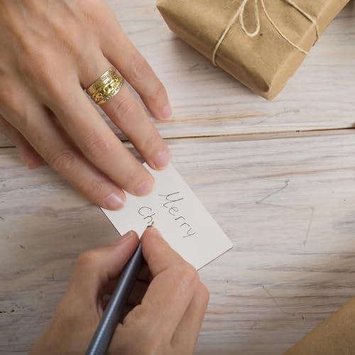 100 Stück Blanko Papier Karten,Weiß Karteikarten,Visitenkarten Papier,Kraftpapierkarten,für Heimwerken Lernen Gedächtnis 8,7 x 5,2 cm)