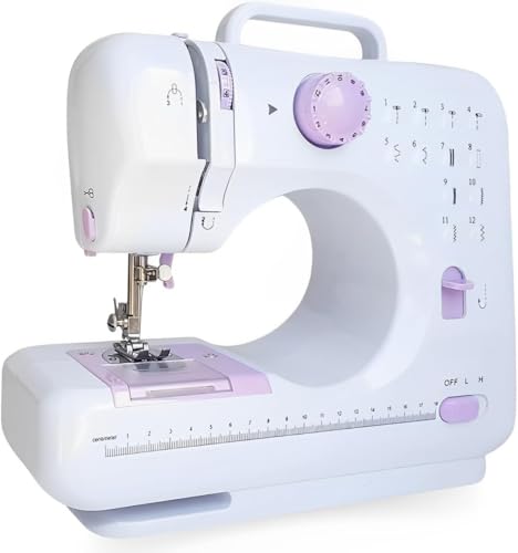 Mini Máquina de Costura Portátil Super Compacta Com Led -
