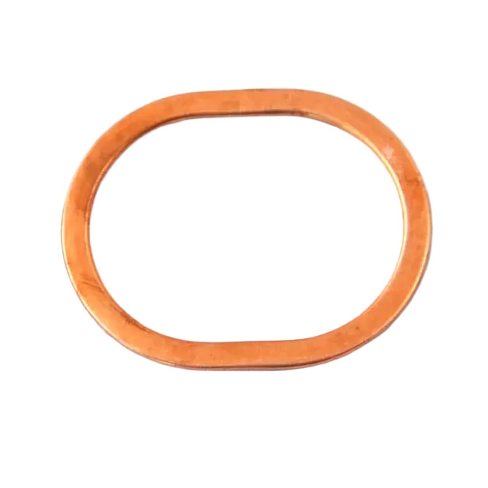 4PC Motorcycle Header Gasket Compatible with KLR650 KL650 1987 2018 2022 KL600 KLR600 1984 1986 1988 1994