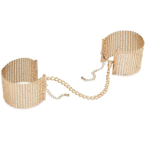 Menottes bracelet doré métallique Desir pour sublimer votre lingerie