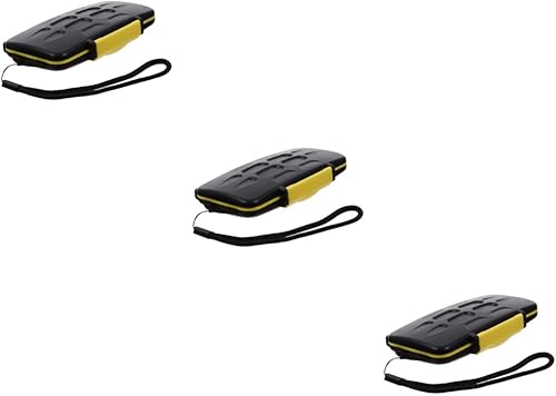 3 unids caja de almacenamiento de tarjeta de memoria titular de la caja de la memoria de transporte caso organizador de la tuba soporte de memoria